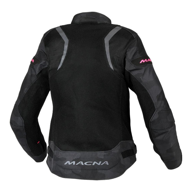 Macna Velotura Womens Jacket Black/Grey/Camo Main Image