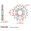 FRONT SPROCKET - STEEL  12T 520P (31-KSR-12)