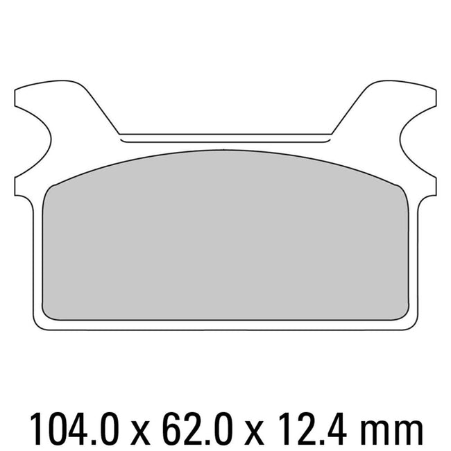 FERODO Disc Pad Set - FDB485 P Platinum Non Sintered Compound Hover Image