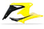 POLISPORT RADIATOR SHROUDS SUZUKI RM-Z450 08-17 - BLACK/YELLOW