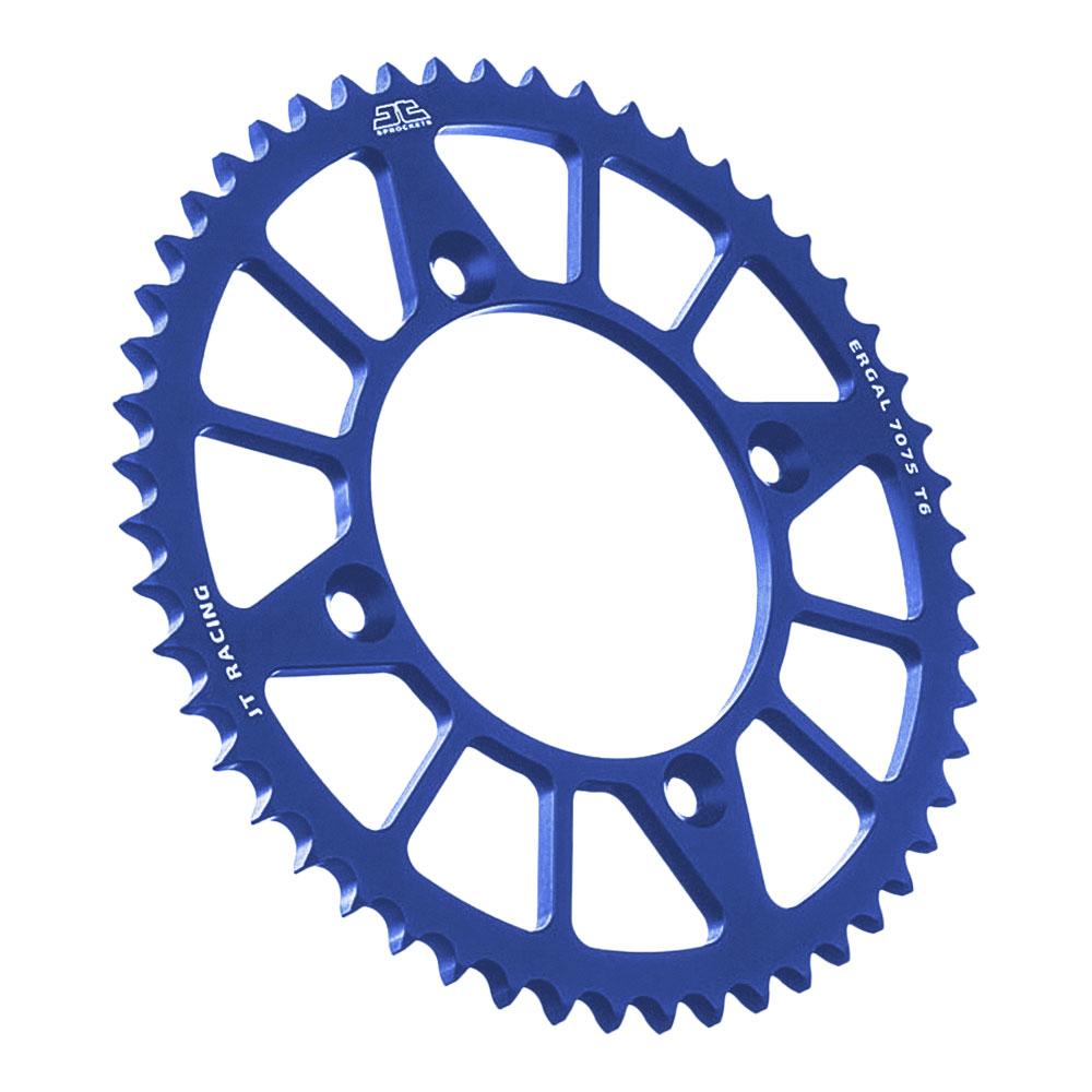 JT ALLOY RACELITE SPROCKET - 47T 428P - BLUE