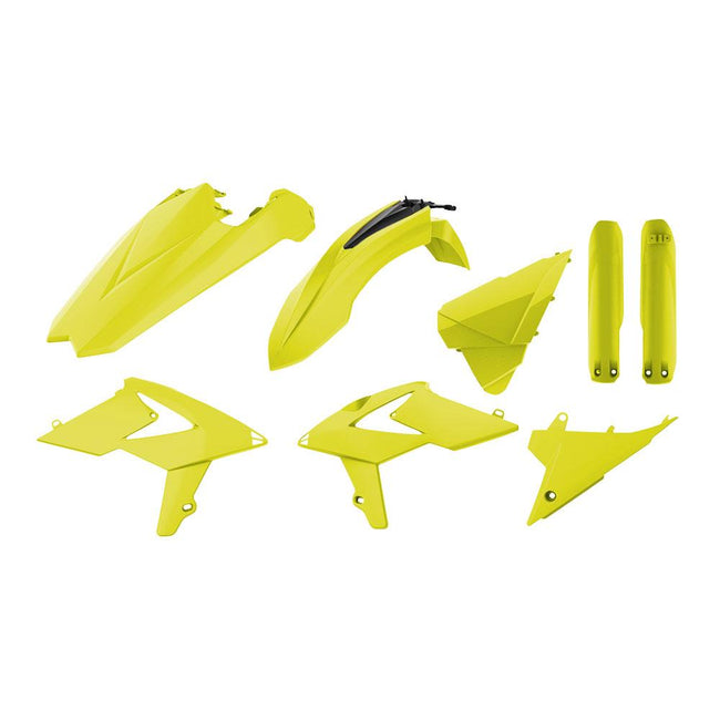POLISPORT MX KIT BETA RR 2T/4T 18-19 - FLUORO YELLOW - INCLUDES FORK GUARDS Hover Image