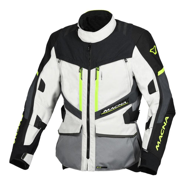 Macna Domane Jacket Light Grey/Fluro Hover Image