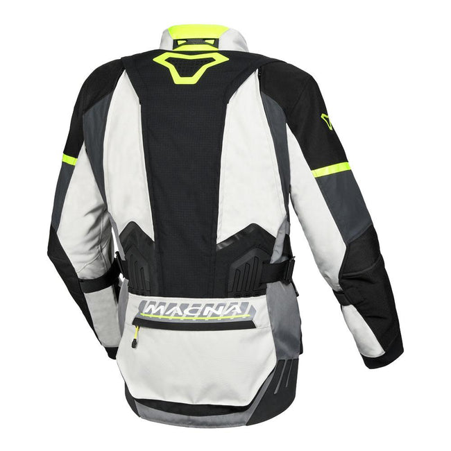Macna Domane Jacket Light Grey/Fluro Main Image