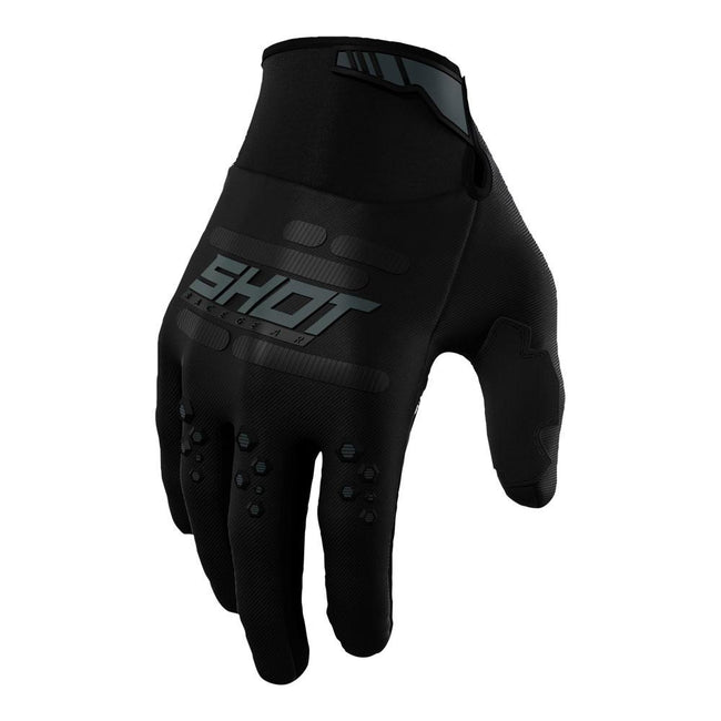 Shot Vision Gloves Black Hover Image