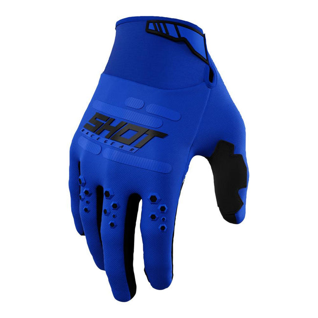 Shot Vision Gloves Blue Hover Image