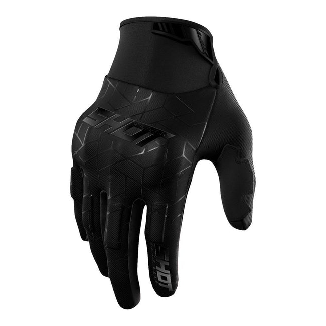 Shot Drift Enduro Gloves Spider Black Hover Image