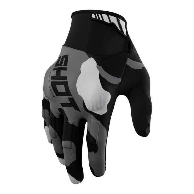 Shot Drift Enduro Gloves Camo Grey Hover Image