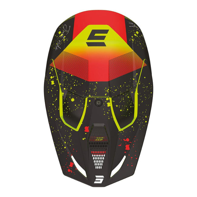 Shot Furious Kid Helmet Matrix Red Glossy Main Image