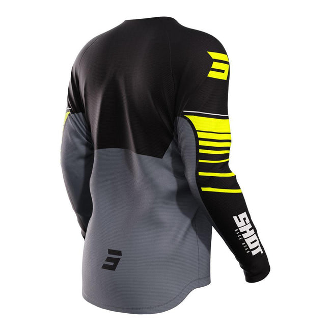 Shot Raw Kid Jersey Peak Neon Yellow Main Image