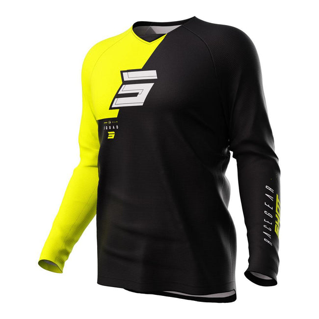 Shot Raw Jersey Squad Neon Yellow Hover Image