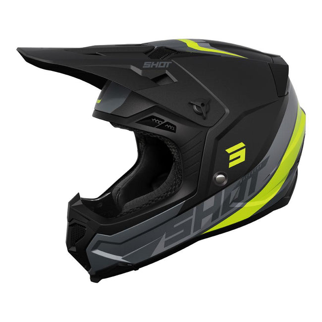 Shot Core Helmet Custom Black/Neon Yellow MIPS Hover Image