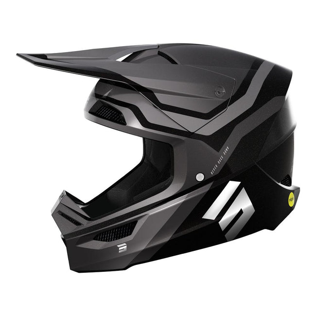 Shot Race Helmet Sky Grey Chrome Hover Image