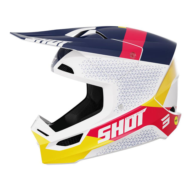 Shot Race Helmet Ridge Red/Blue Glossy Hover Image