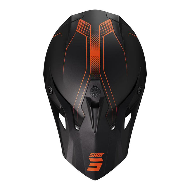 Shot Pulse Helmet Edge Matt Black/Orange Main Image