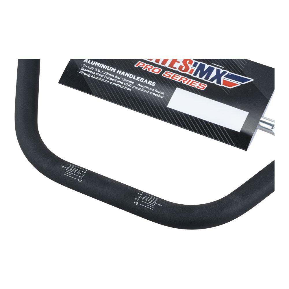 STATES MX HANDLEBAR PRO SERIES ALLOY PIT BIKE MINI MX BEND - BLACK