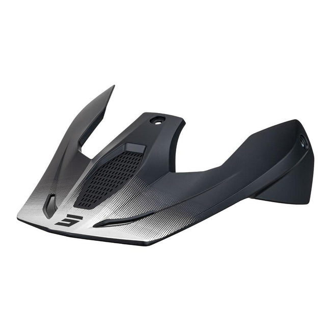 Shot Race Raw Helmet Replacement Peak Black Matt Hover Image