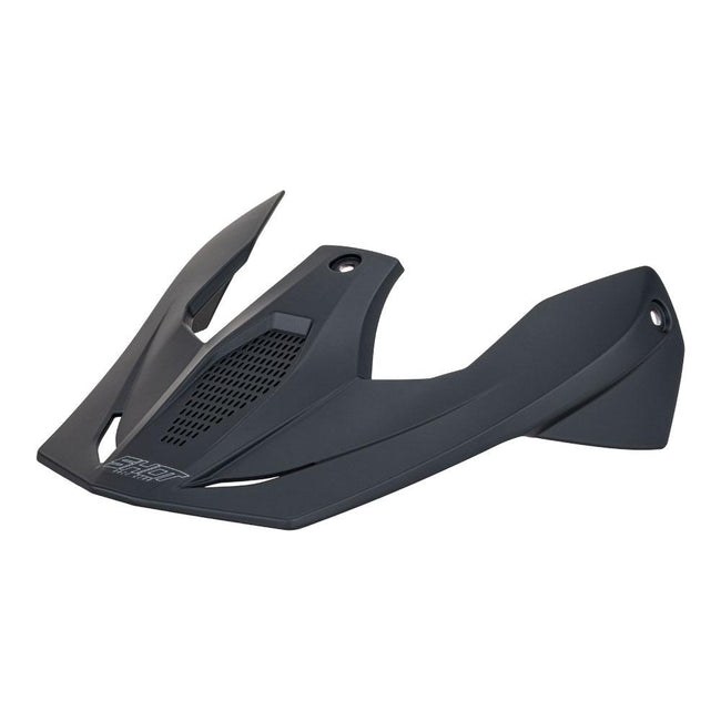 Shot Race Solid Helmet Replacement Peak Black Matt Hover Image