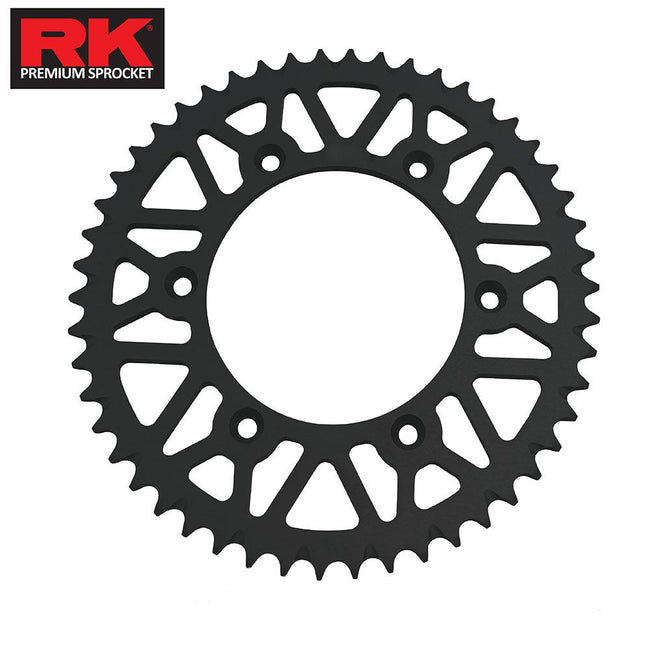 RK ALLOY RACING SPROCKET - 51T 520P - BLACK (30-428-51KR) Hover Image