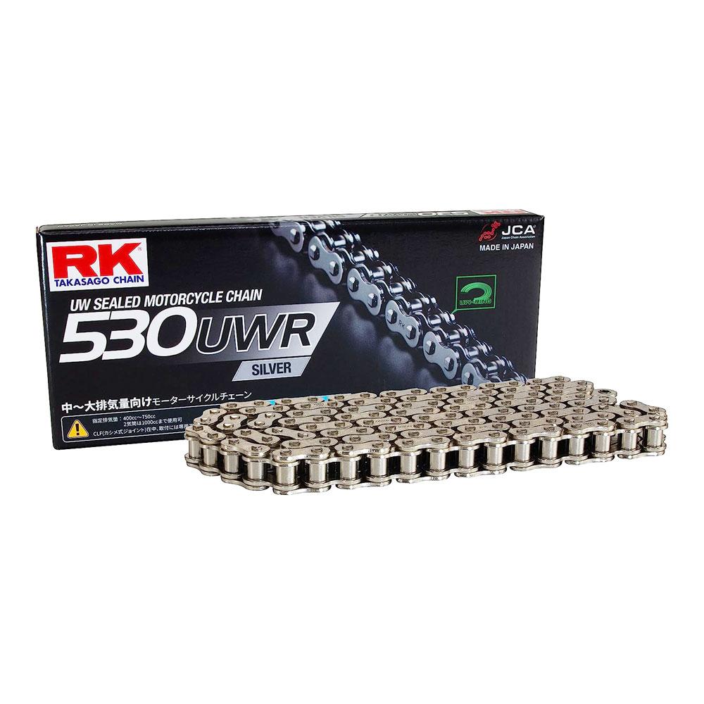 RK CHAIN 530UWR - 120 LINK - SILVER
