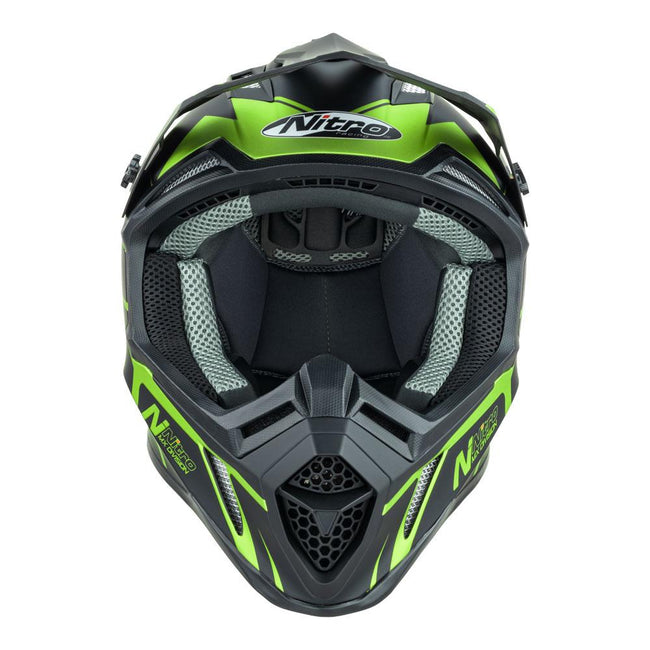 NITRO MX760 SATIN BLACK/FLURO GREEN Main Image