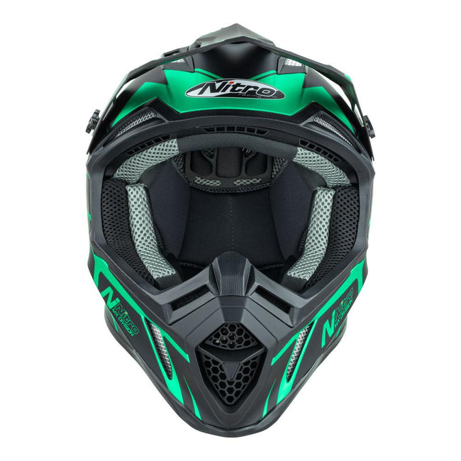 NITRO MX760 SATIN BLACK/TEAL Main Image
