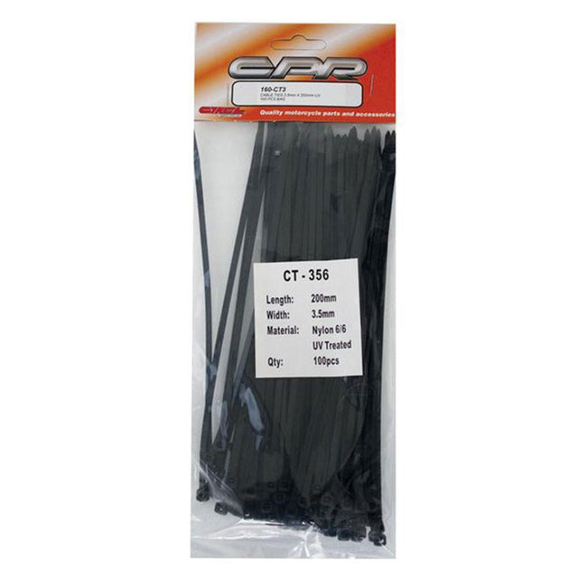 CPR CABLE TIES 3.5MM X 200MM 100PCS Hover Image