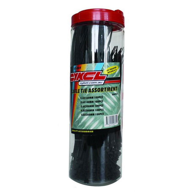 CPR CABLE TIE KIT ASSORTED 500PCS Hover Image