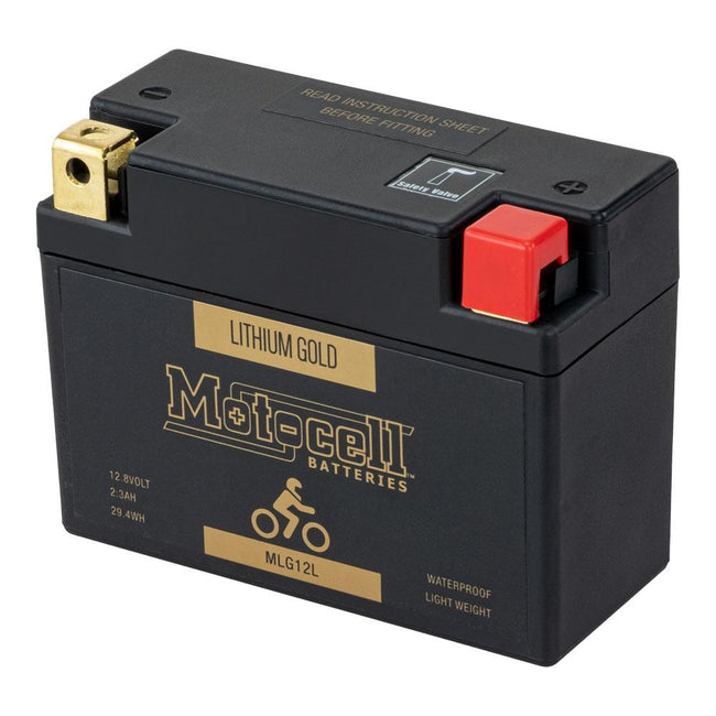 MOTOCELL LITHIUM GOLD MLG12L BATTERY 29.4WH LiFePO4 Hover Image