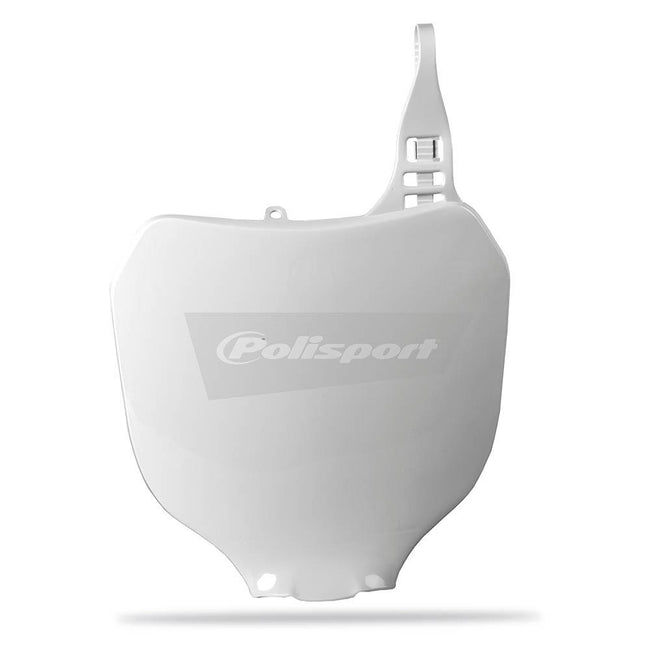 POLISPORT FRONT NUMBER PLATE YZ/YZF - WHITE Hover Image