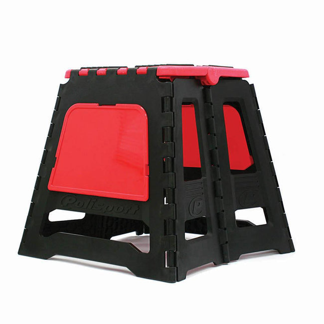 POLISPORT FOLDABLE BIKE STAND - RED Hover Image