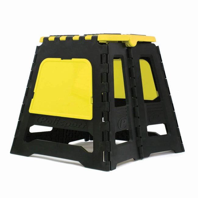 POLISPORT FOLDABLE BIKE STAND - YELLOW Hover Image