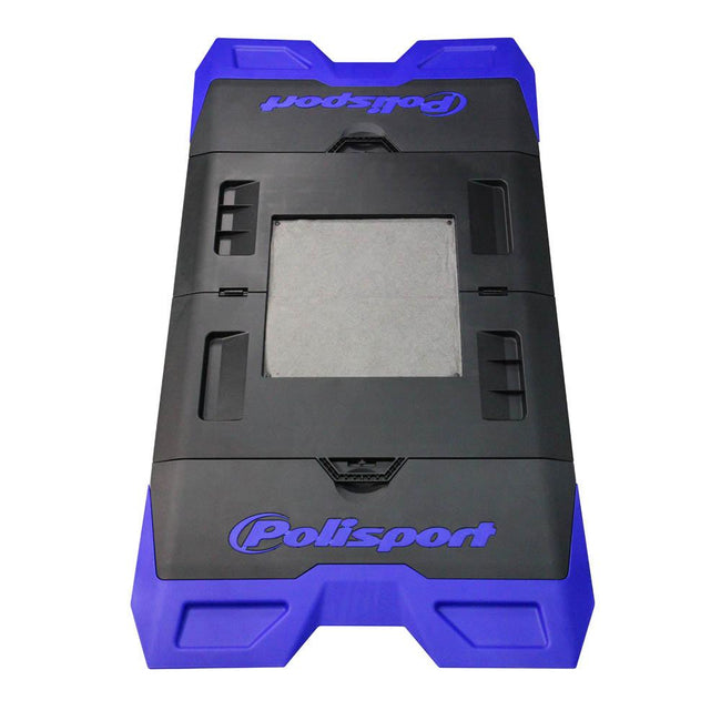 POLISPORT FOLDABLE BIKE MAT - BLUE/BLACK Hover Image