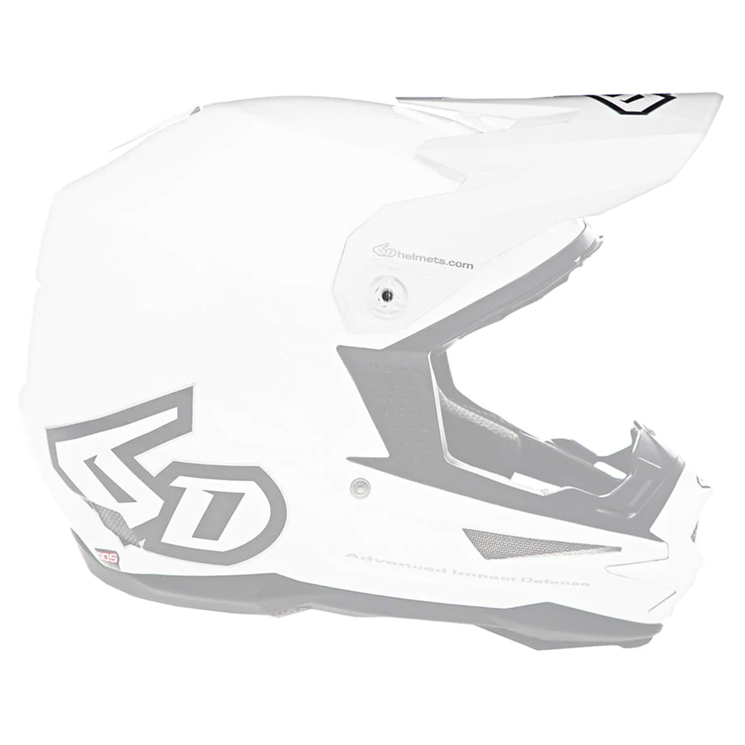 Spare Part - 6D ATB-1 Peak - Solid - Matte White