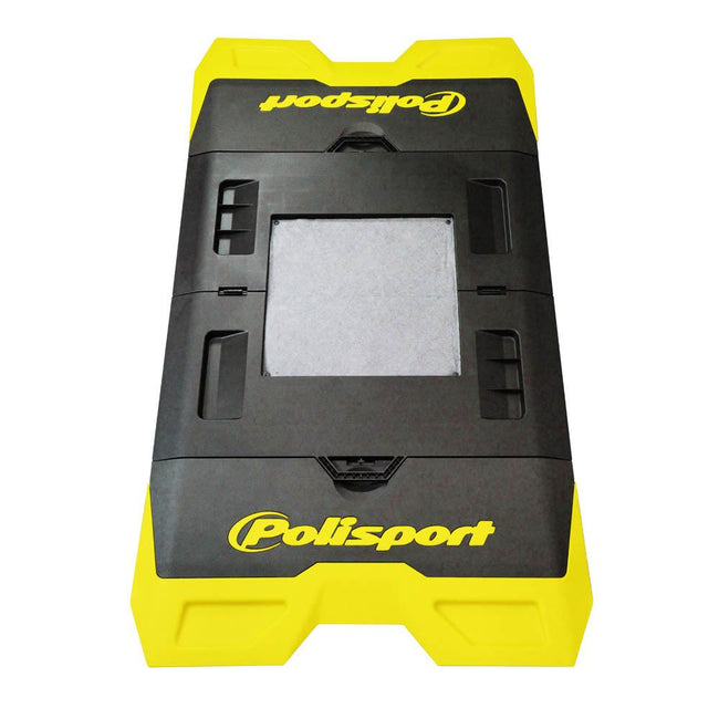 POLISPORT FOLDABLE BIKE MAT - YELLOW/BLACK Hover Image