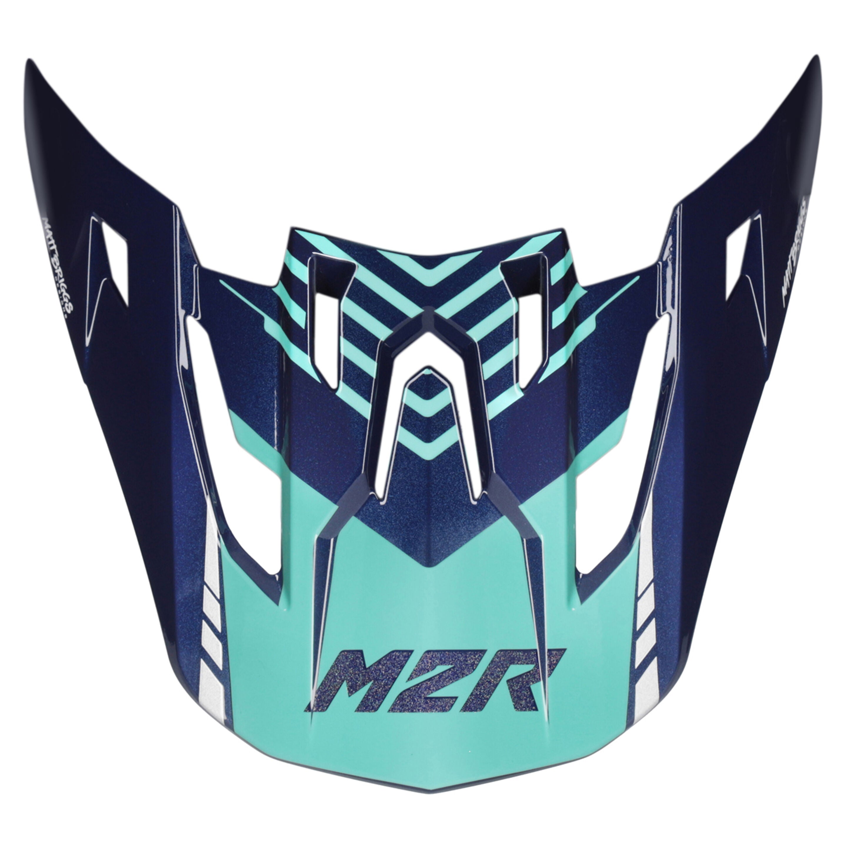 Spare Part - M2R X4 Evo Helmet Peak - Paradigm PC-2 Blue