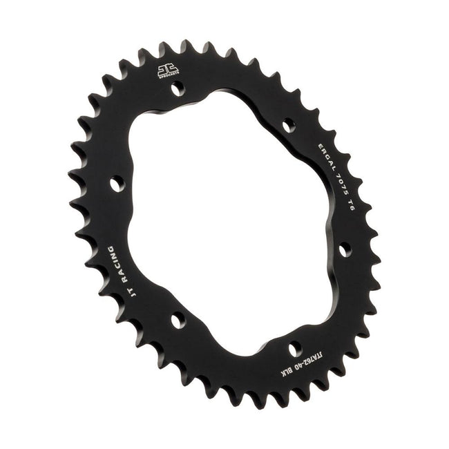 JT REAR ALLOY SPROCKET - BLACK - 40T 520P - 760 OR 770 JT ADAPTOR REQUIRED Hover Image