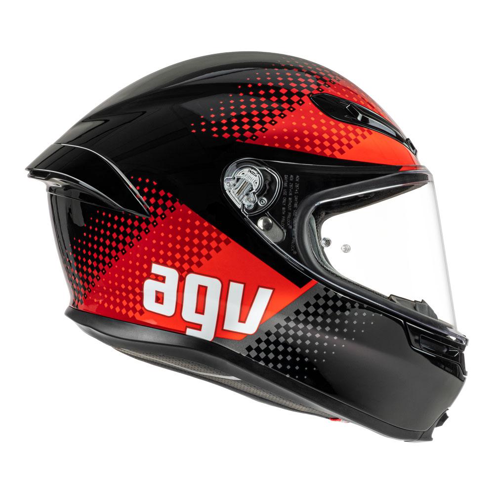AGV K6 S - FISION BLACK/RED