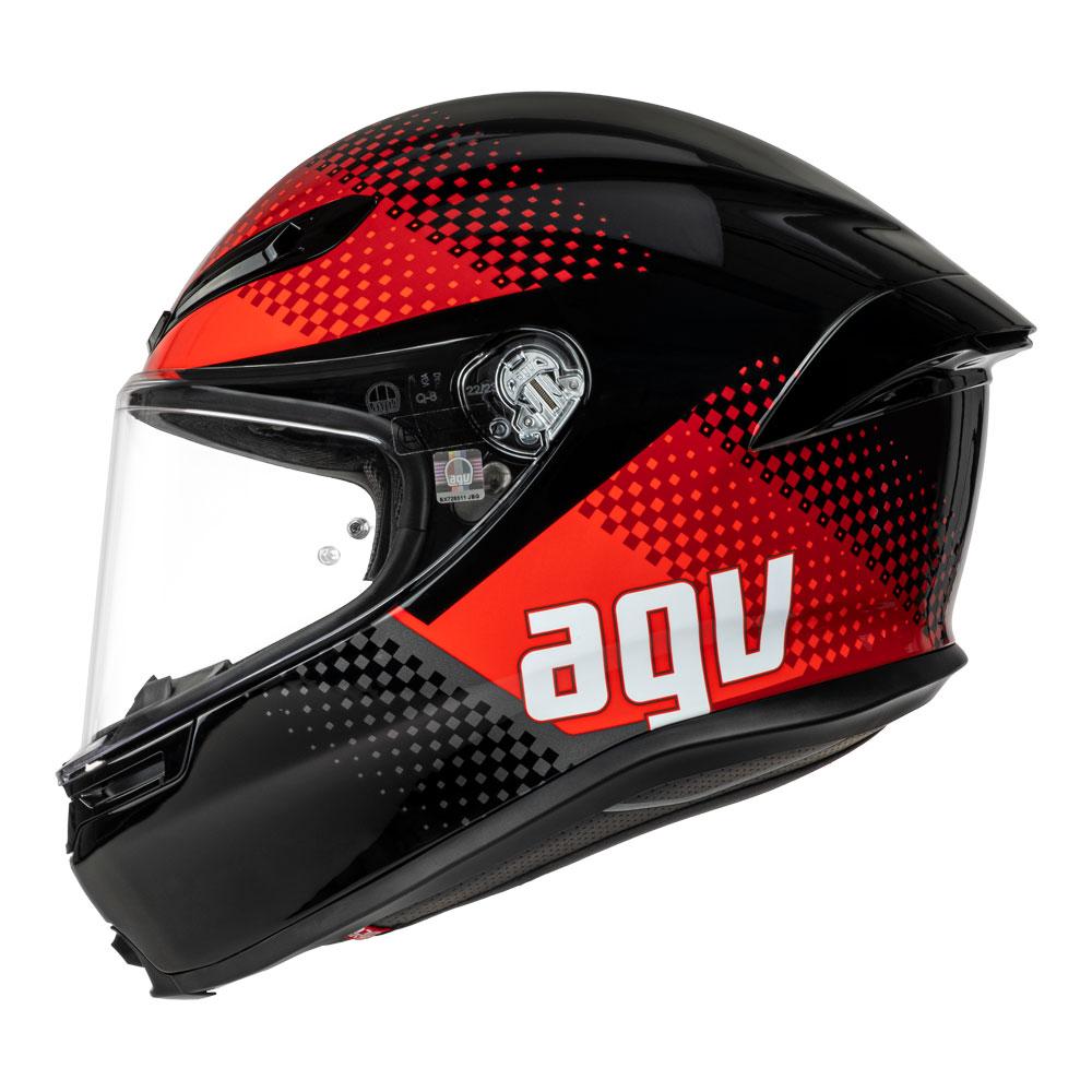 AGV K6 S - FISION BLACK/RED