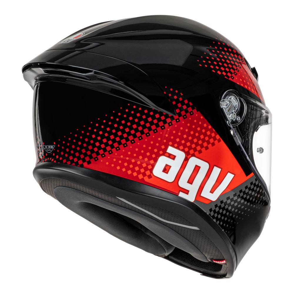 AGV K6 S - FISION BLACK/RED