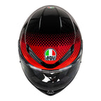 AGV K6 S - FISION BLACK/RED