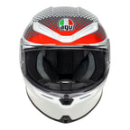 AGV K6 S - FISION WHITE/RED/LIGHT GREY
