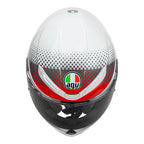 AGV K6 S - FISION WHITE/RED/LIGHT GREY