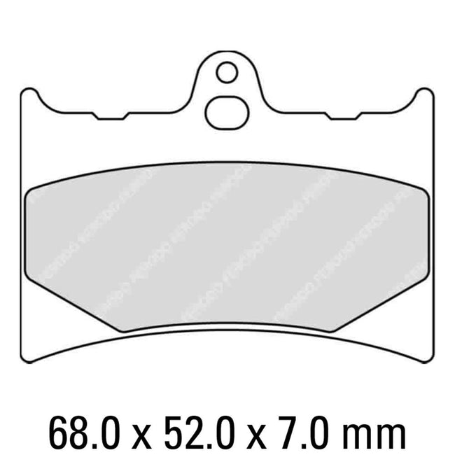 FERODO Disc Pad Set - FDB498 P Platinum Non Sintered Compound Hover Image