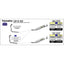 ARROW 51503AK Silencer - THUNDER Aluminium Silver with Carbon Fibre End Cap