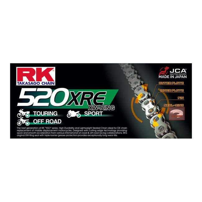 RK CHAIN 520XRE - 112 LINK Hover Image