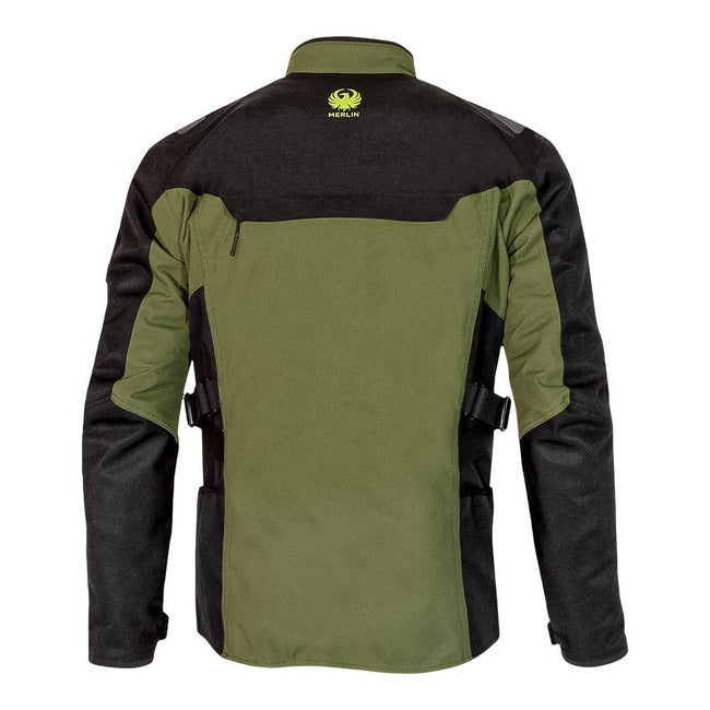 Merlin Navar Laminated D3O® Jacket Black/Dark Green Main Image