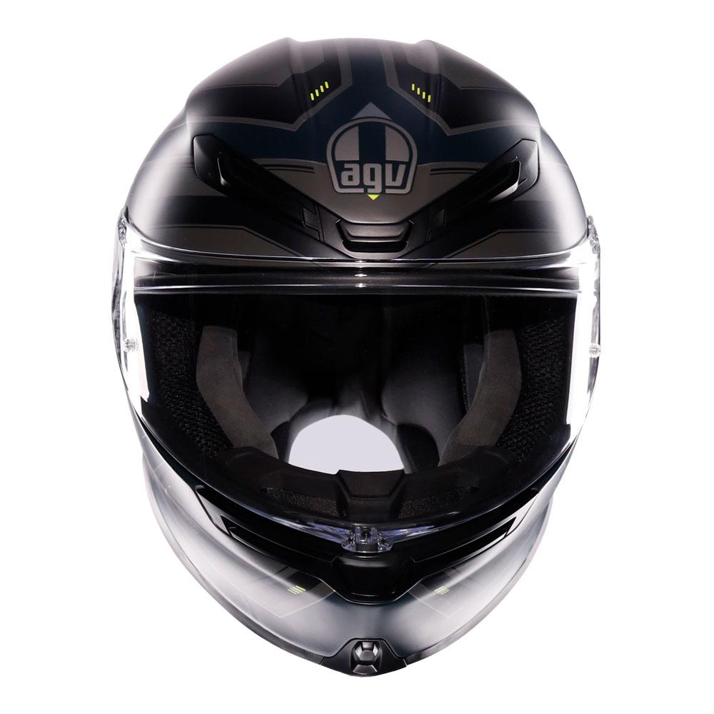 AGV K6 S - ENHANCE MATT GREY/YELLOW FLURO