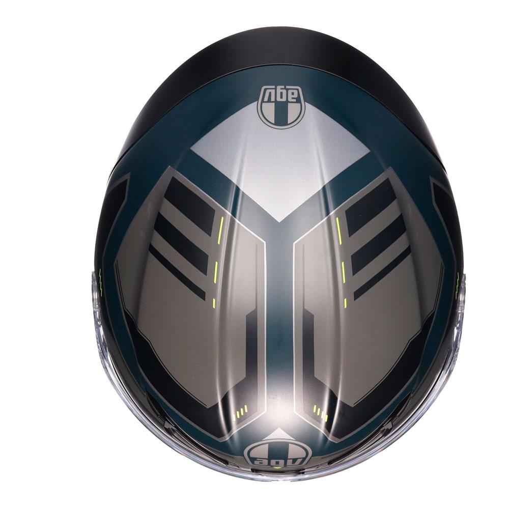 AGV K6 S - ENHANCE MATT GREY/YELLOW FLURO