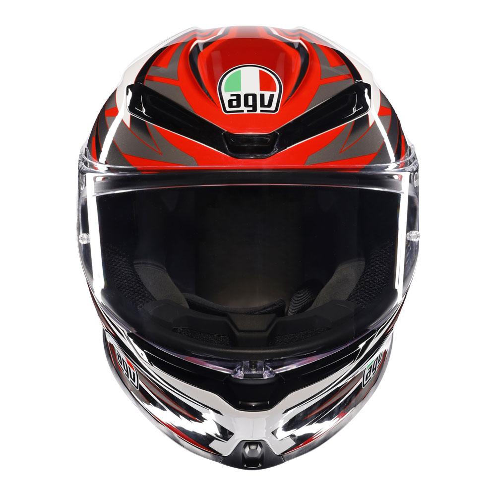 AGV K6 S - REEVAL WHITE/RED/GREY